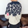 [Вязание] Женственный свитер оверсайз с необычным жаккардом Drawing Sweater [Вяжи.ру] [Tomomi Yoshimoto]